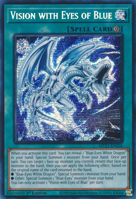 Vision with Eyes of Blue [MP23-EN026] Prismatic Secret Rare | RetroPlay Games