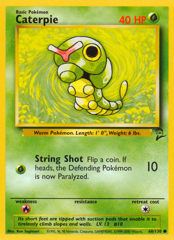 Caterpie (68/130) [Base Set 2] | RetroPlay Games