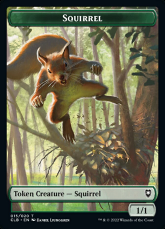 Squirrel Token [Commander Legends: Battle for Baldur's Gate Tokens] | RetroPlay Games