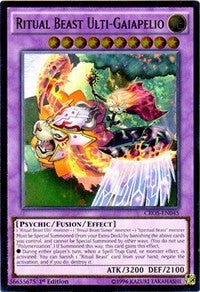 Ritual Beast Ulti-Gaiapelio (UTR) [CROS-EN045] Ultimate Rare | RetroPlay Games