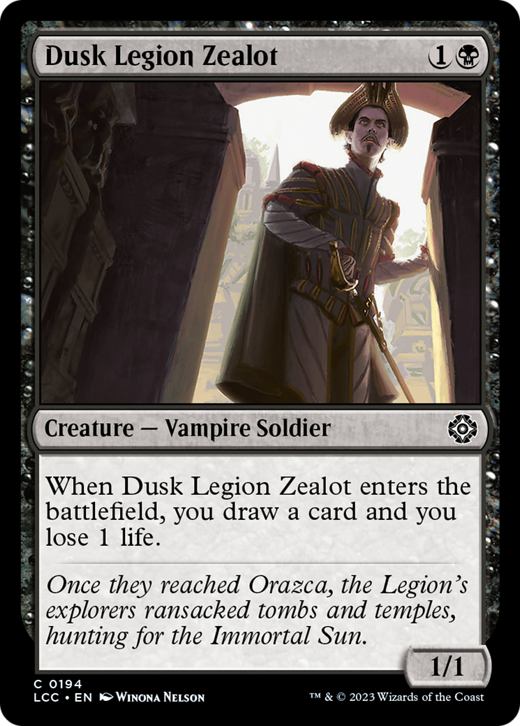 Dusk Legion Zealot [The Lost Caverns of Ixalan Commander] | RetroPlay Games