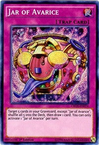 Jar of Avarice [CROS-EN074] Secret Rare | RetroPlay Games