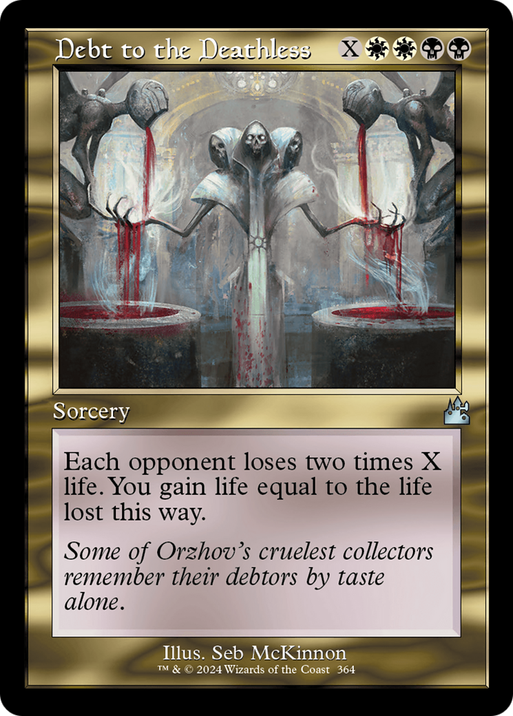Debt to the Deathless (Retro Frame) [Ravnica Remastered] | RetroPlay Games