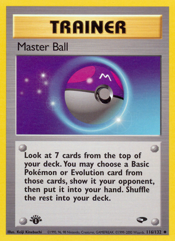 Master Ball (116/132) [Gym Challenge 1st Edition] | RetroPlay Games