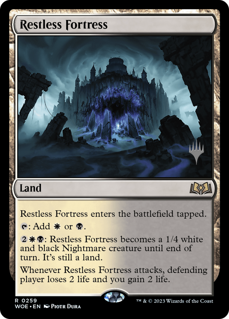 Restless Fortress (Promo Pack) [Wilds of Eldraine Promos] | RetroPlay Games