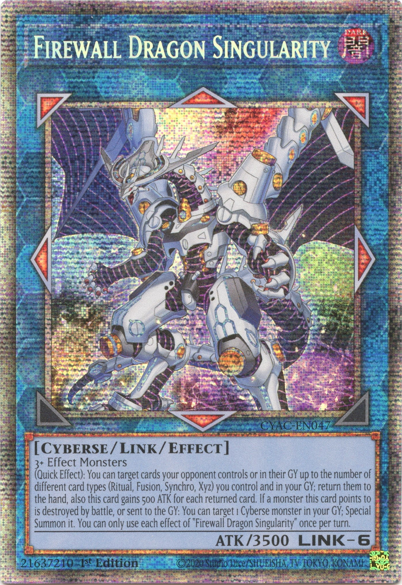 Firewall Dragon Singularity [CYAC-EN047] Starlight Rare | RetroPlay Games