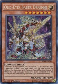 Odd-Eyes Saber Dragon [YS15-ENF00] Secret Rare | RetroPlay Games