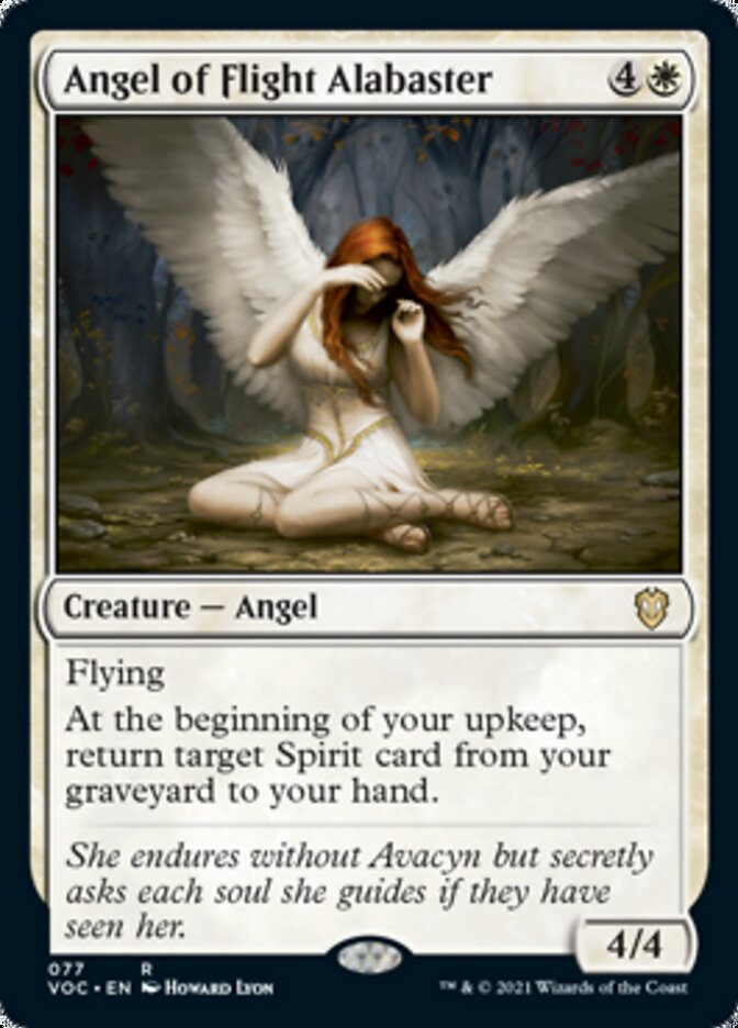 Angel of Flight Alabaster [Innistrad: Crimson Vow Commander] | RetroPlay Games