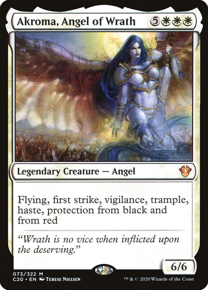 Akroma, Angel of Wrath [Commander 2020] | RetroPlay Games