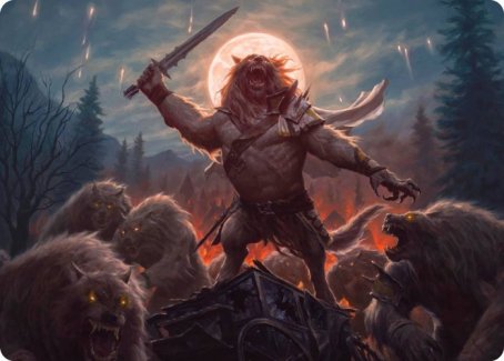 Tovolar, the Midnight Scourge 1 Art Card [Innistrad: Midnight Hunt Art Series] | RetroPlay Games