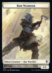 Kor Warrior // Angel Warrior Double-sided Token [Commander Legends: Battle for Baldur's Gate Tokens] | RetroPlay Games