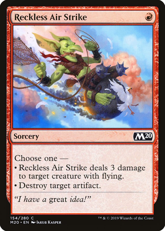 Reckless Air Strike [Core Set 2020] | RetroPlay Games