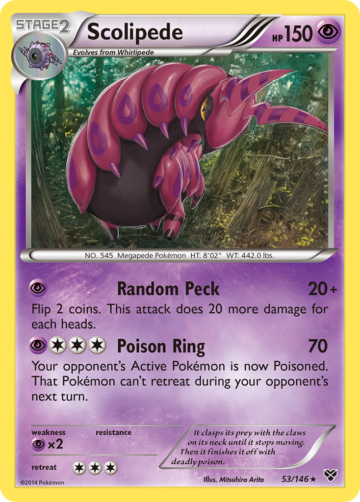 Scolipede (53/146) [XY: Base Set] | RetroPlay Games