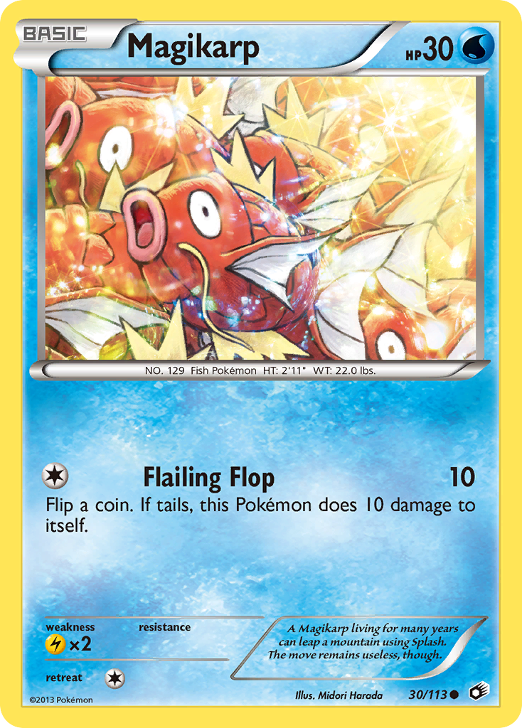 Magikarp (30/113) [Black & White: Legendary Treasures] | RetroPlay Games