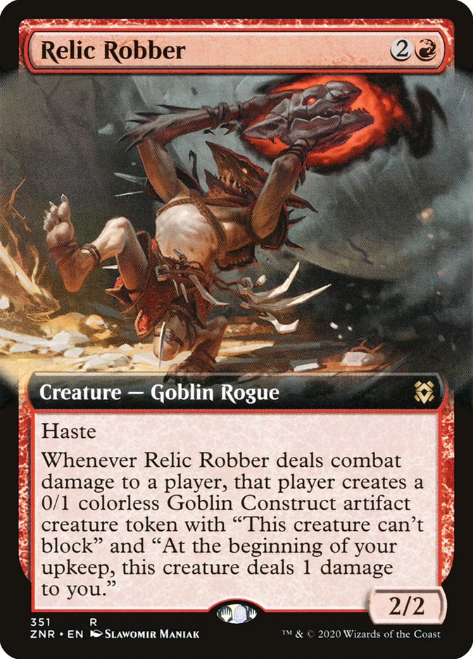 Relic Robber (Extended Art) [Zendikar Rising] | RetroPlay Games