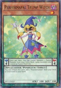 Performapal Trump Witch [SP15-EN027] Shatterfoil Rare | RetroPlay Games