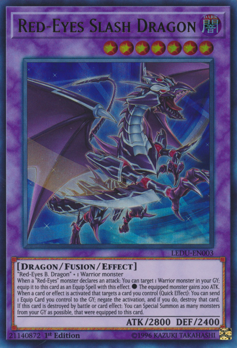 Red-Eyes Slash Dragon [LEDU-EN003] Ultra Rare | RetroPlay Games