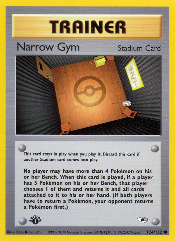 Narrow Gym (124/132) [Gym Heroes 1st Edition] | RetroPlay Games