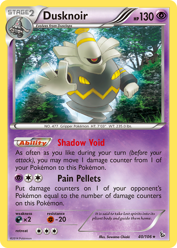 Dusknoir (40/106) [XY: Flashfire] | RetroPlay Games