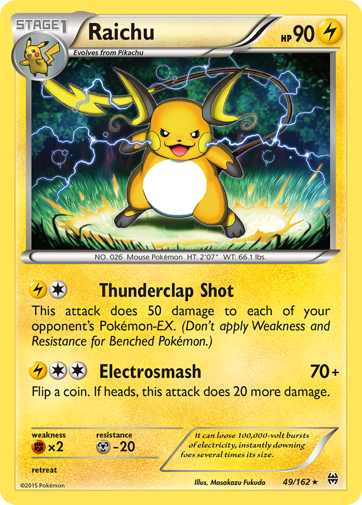 Raichu (49/162) [XY: BREAKthrough] | RetroPlay Games