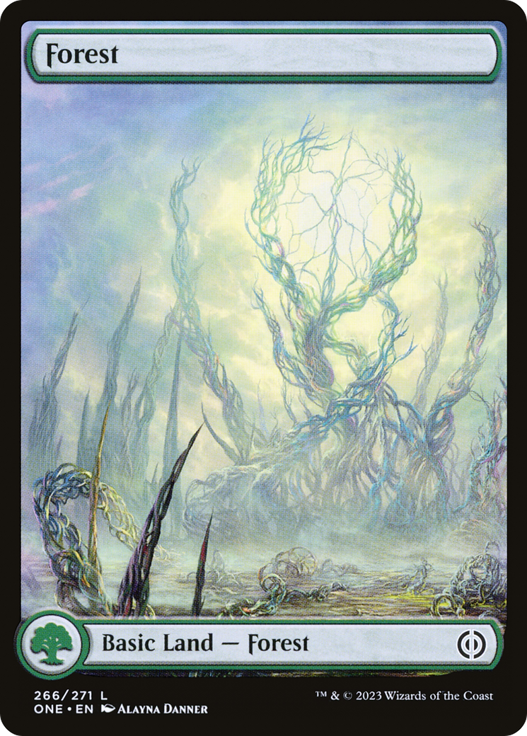 Forest (266) (Full-Art) [Phyrexia: All Will Be One] | RetroPlay Games