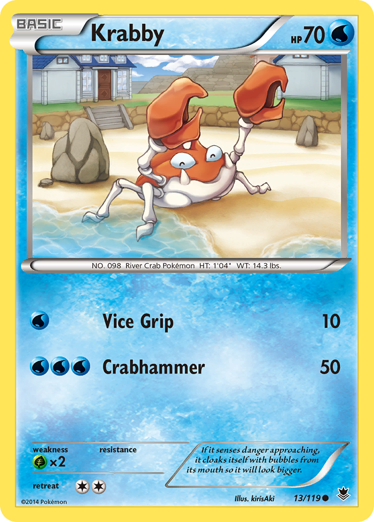 Krabby (13/119) [XY: Phantom Forces] | RetroPlay Games