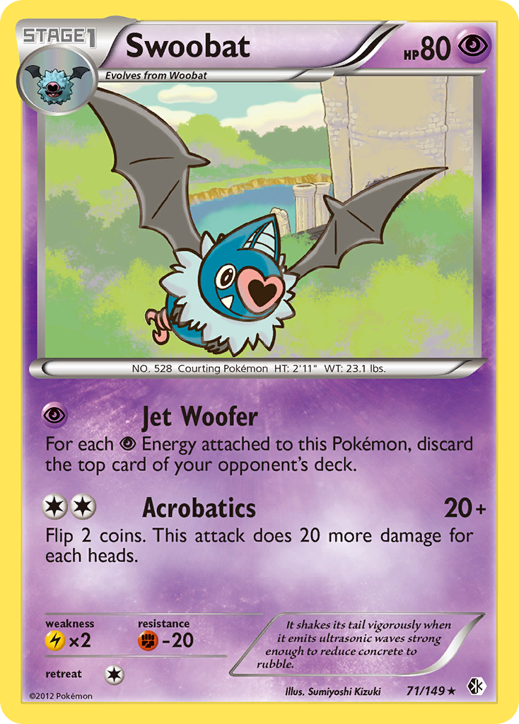 Swoobat (71/149) [Black & White: Boundaries Crossed] | RetroPlay Games