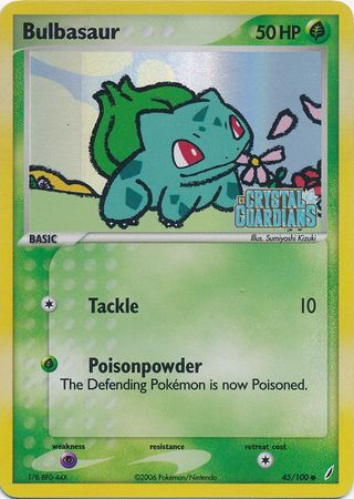 Bulbasaur (45/100) (Stamped) [EX: Crystal Guardians] | RetroPlay Games