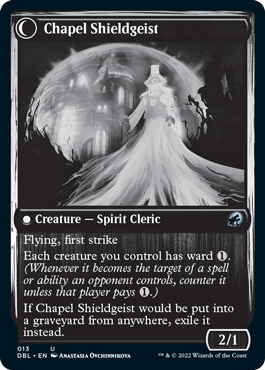 Chaplain of Alms // Chapel Shieldgeist [Innistrad: Double Feature] | RetroPlay Games