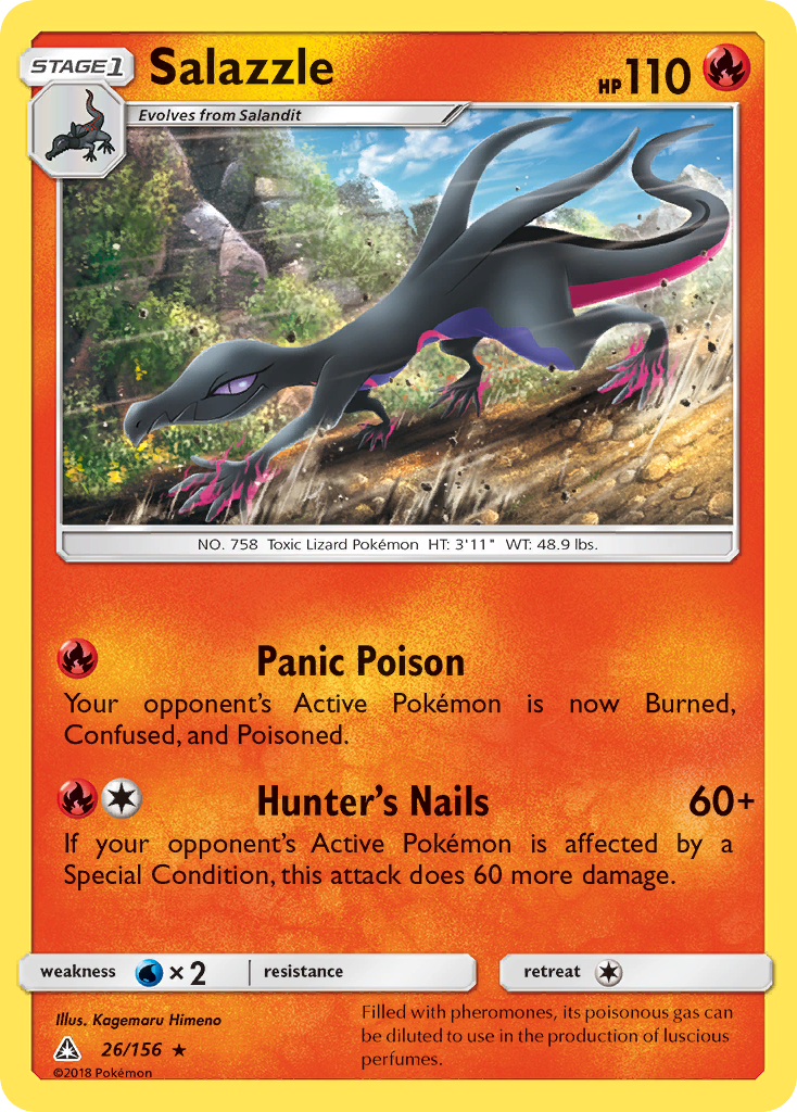 Salazzle (26/156) [Sun & Moon: Ultra Prism] | RetroPlay Games