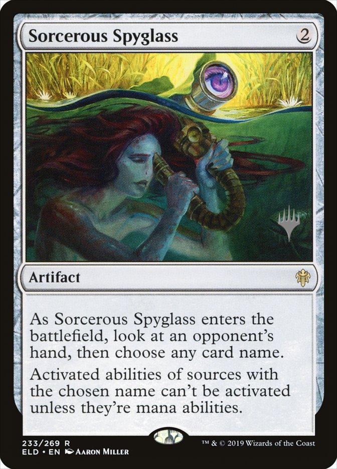 Sorcerous Spyglass (Promo Pack) [Throne of Eldraine Promos] | RetroPlay Games