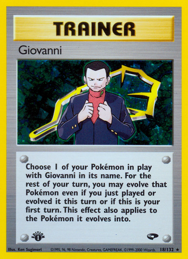 Giovanni (18/132) [Gym Challenge 1st Edition] | RetroPlay Games