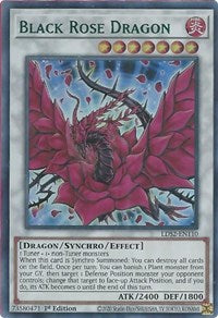 Black Rose Dragon (Green) [LDS2-EN110] Ultra Rare | RetroPlay Games