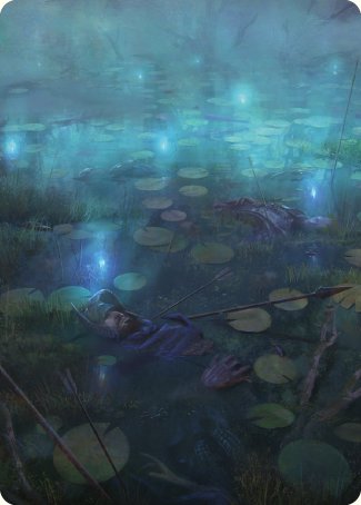 The Dead Marshes Art Card [The Lord of the Rings: Tales of Middle-earth Art Series] | RetroPlay Games