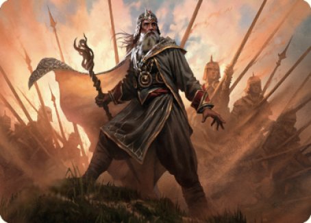 Hazezon, Shaper of Sand Art Card [Dominaria United Art Series] | RetroPlay Games