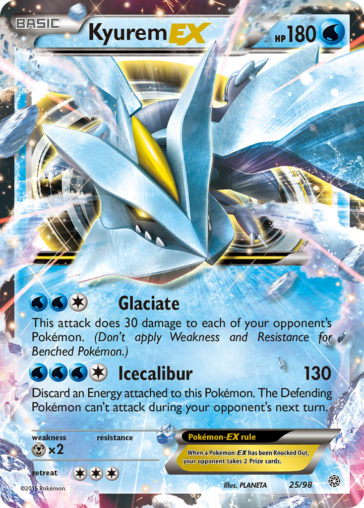 Kyurem EX (25/98) [XY: Ancient Origins] | RetroPlay Games