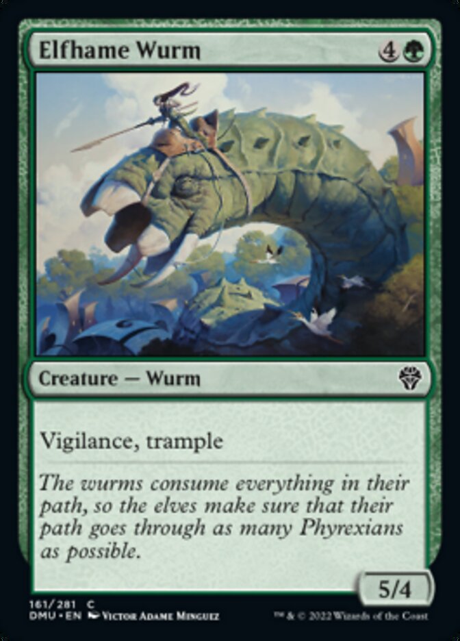 Elfhame Wurm [Dominaria United] | RetroPlay Games