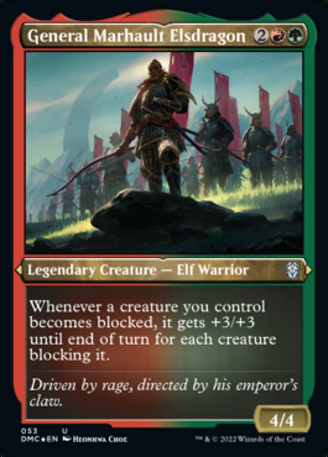General Marhault Elsdragon (Foil Etched) [Dominaria United Commander] | RetroPlay Games