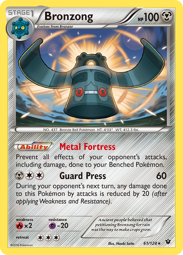 Bronzong (61/124) [XY: Fates Collide] | RetroPlay Games