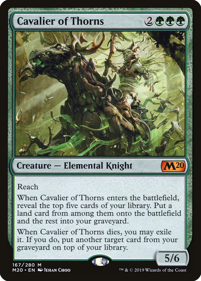 Cavalier of Thorns [Core Set 2020] | RetroPlay Games