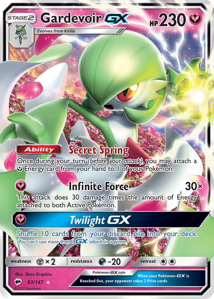 Gardevoir GX (93/147) [Sun & Moon: Burning Shadows] | RetroPlay Games