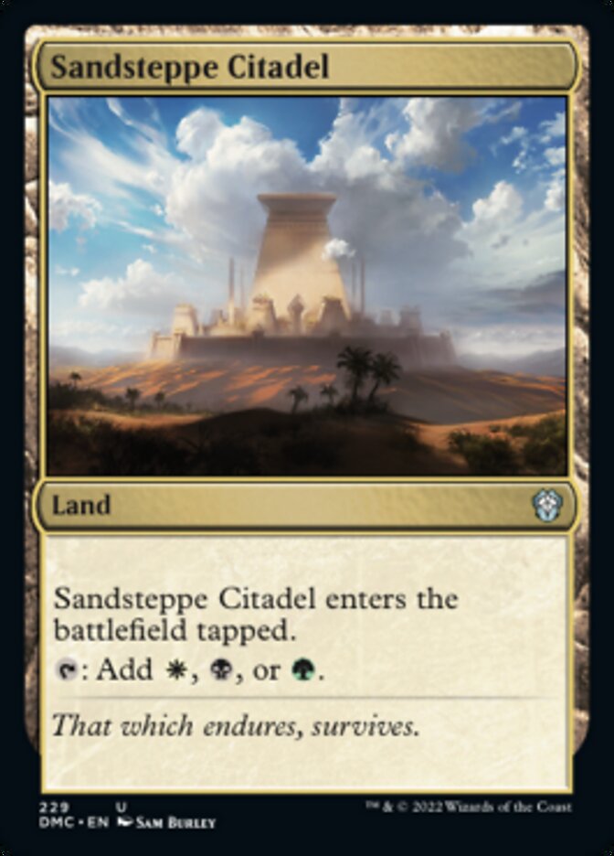 Sandsteppe Citadel [Dominaria United Commander] | RetroPlay Games