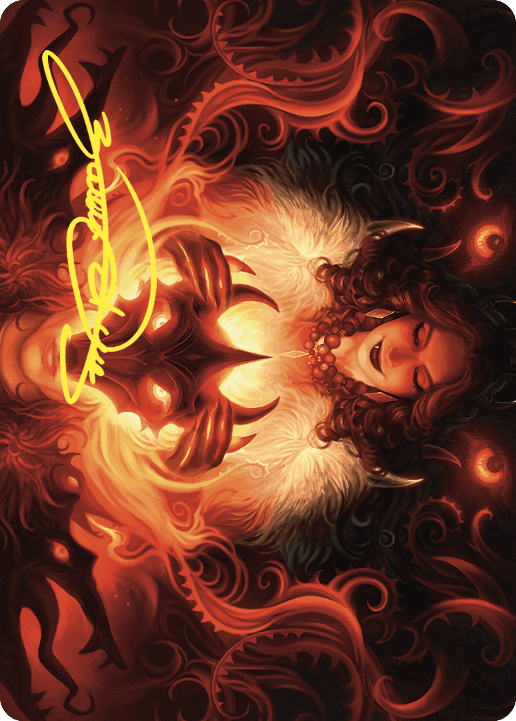 Witch's Mark Art Card (Gold-Stamped Signature) [Wilds of Eldraine Art Series] | RetroPlay Games