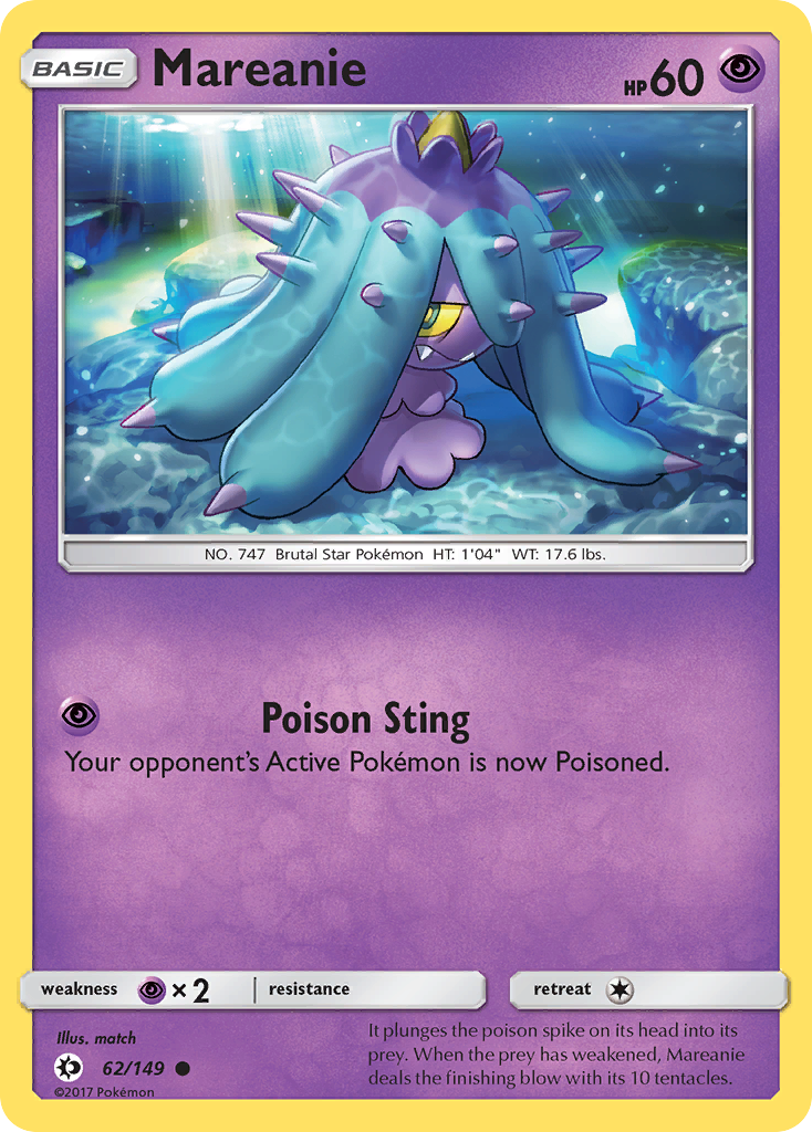 Mareanie (62/149) [Sun & Moon: Base Set] | RetroPlay Games