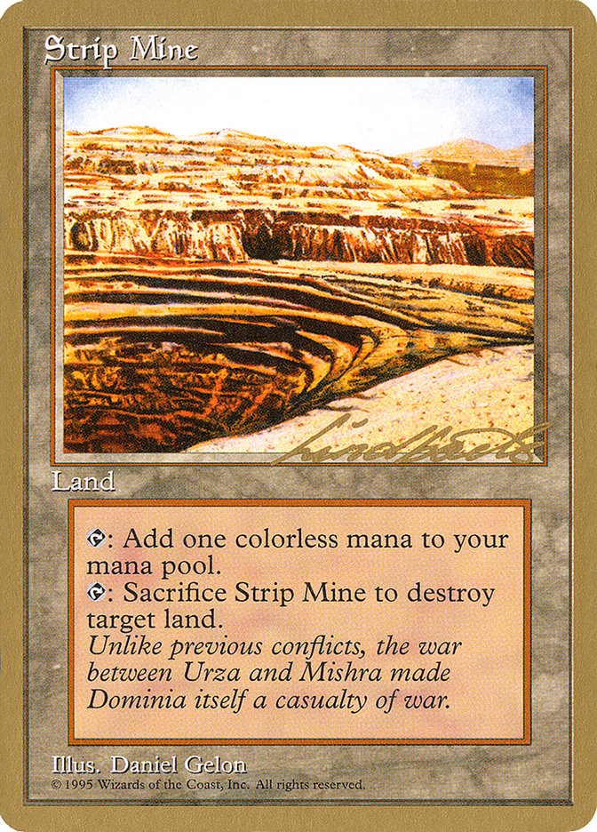 Strip Mine (Leon Lindback) [Pro Tour Collector Set] | RetroPlay Games