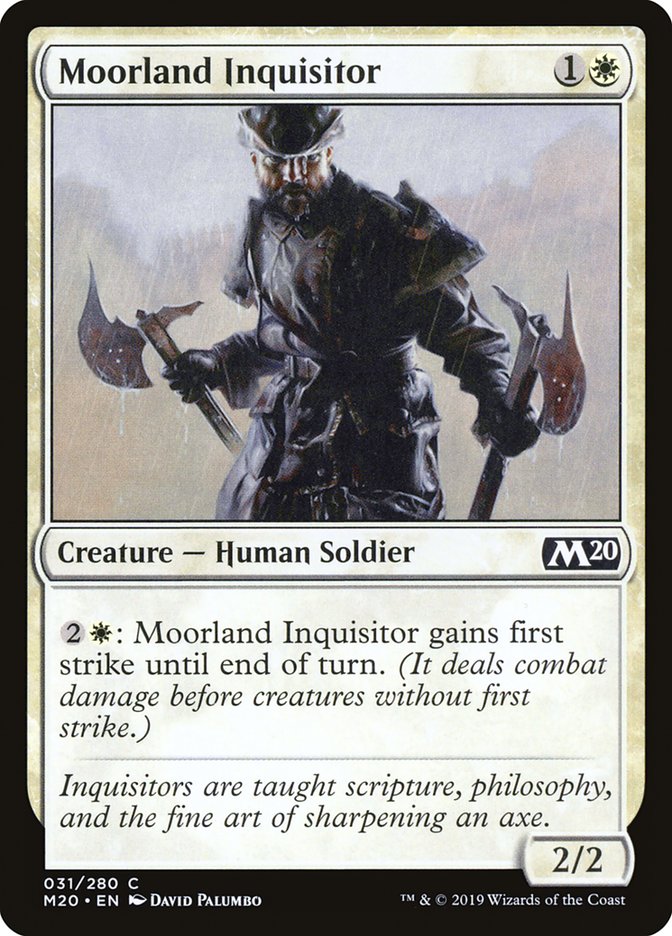 Moorland Inquisitor [Core Set 2020] | RetroPlay Games