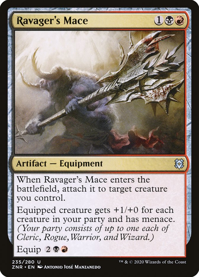 Ravager's Mace [Zendikar Rising] | RetroPlay Games