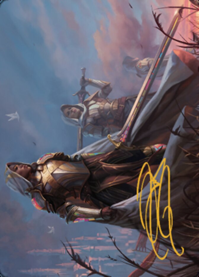 Danitha, Benalia's Hope Art Card (Gold-Stamped Signature) [Dominaria United Art Series] | RetroPlay Games