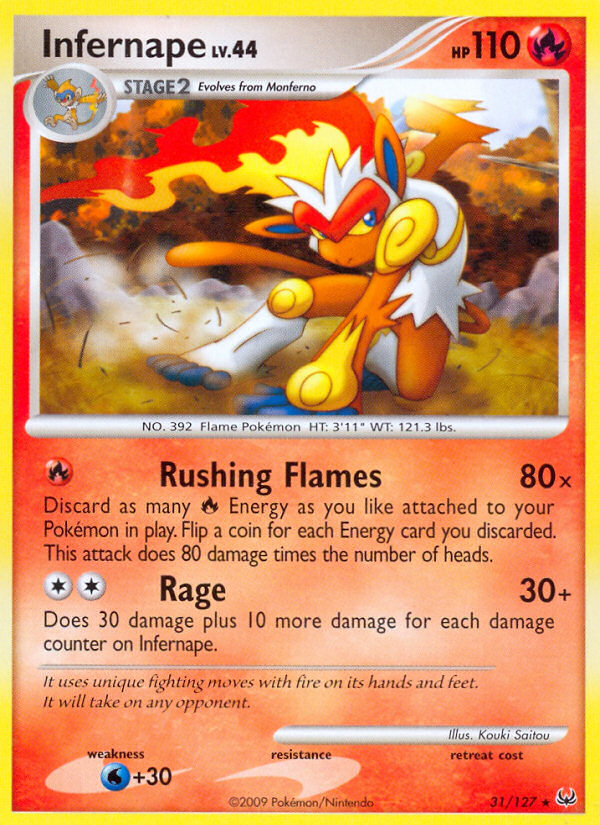 Infernape (31/127) [Platinum: Base Set] | RetroPlay Games