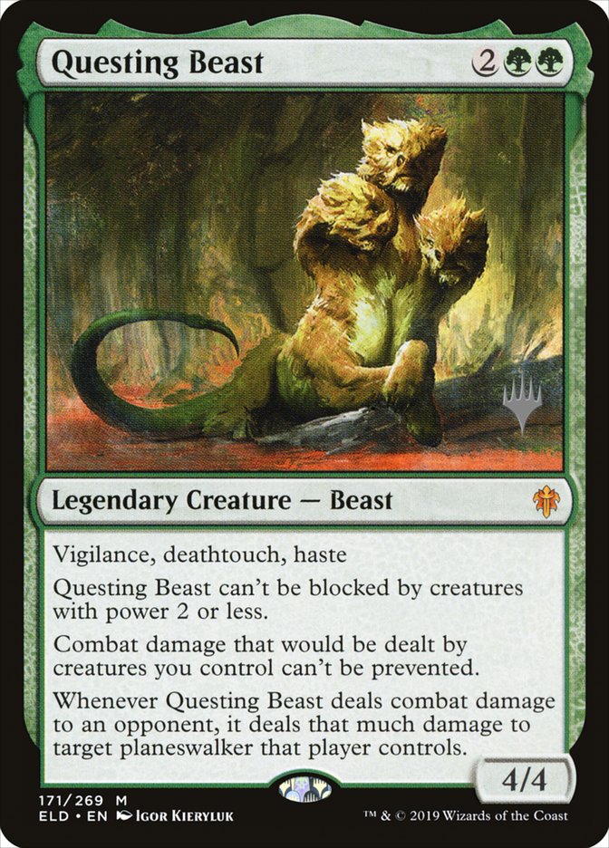 Questing Beast (Promo Pack) [Throne of Eldraine Promos] | RetroPlay Games